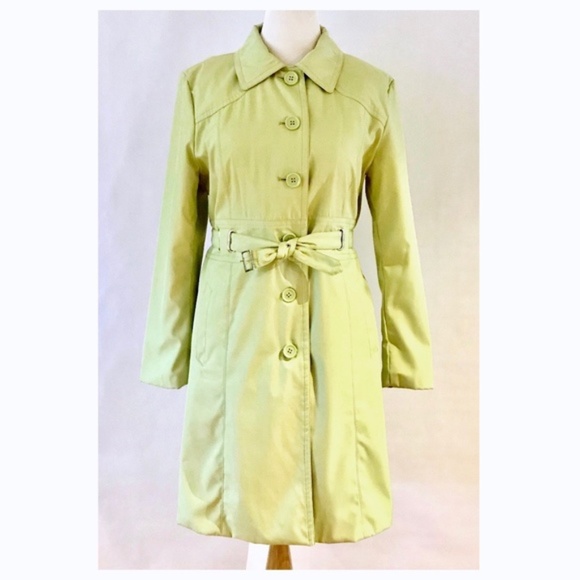 Nine West Jackets & Blazers - Nine West Lime Green Trench Coat